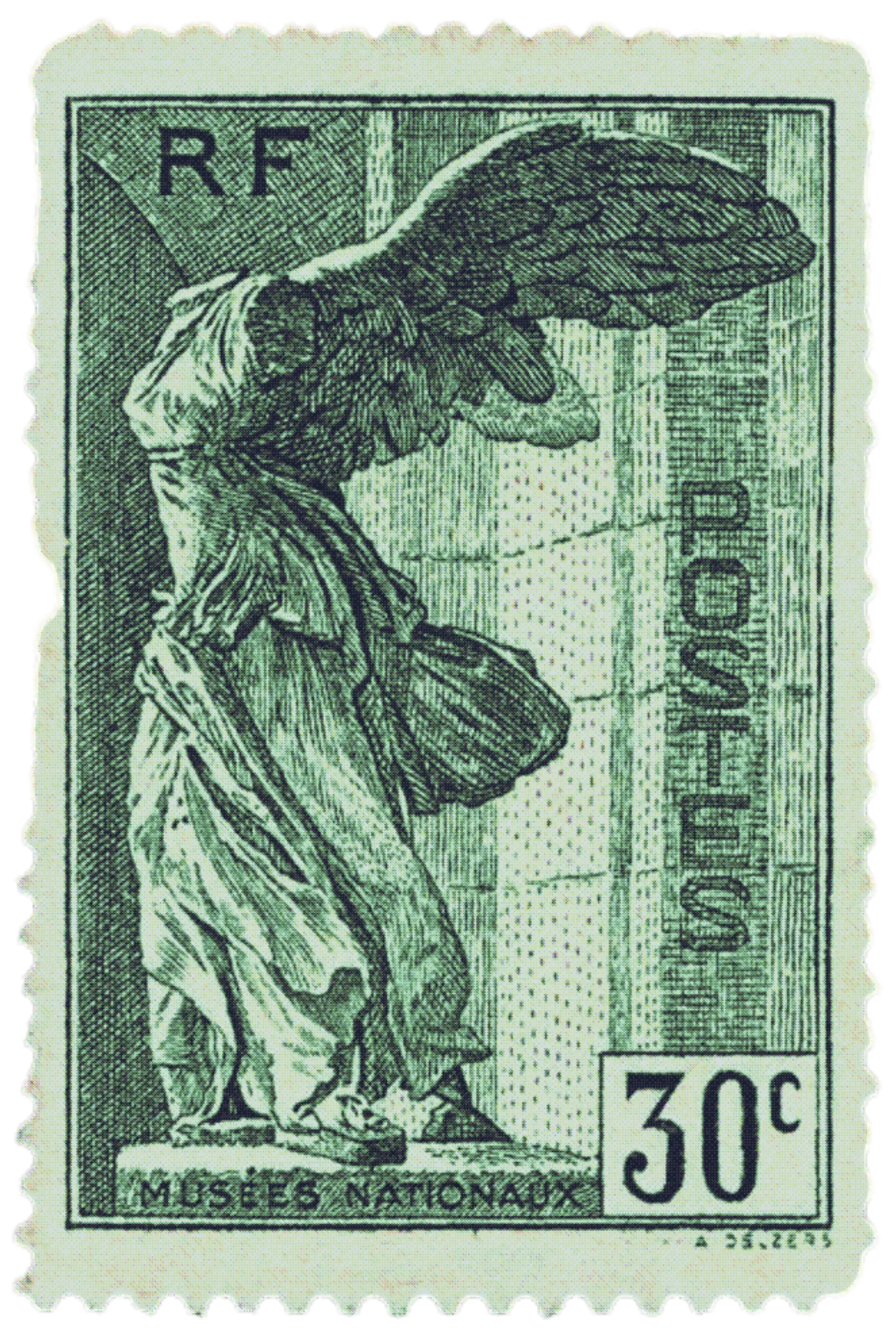 Angel Postal Stamp